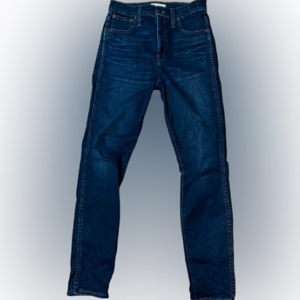 Madewell 10 Inch High Rise Skinny Blue Jeans Size 27